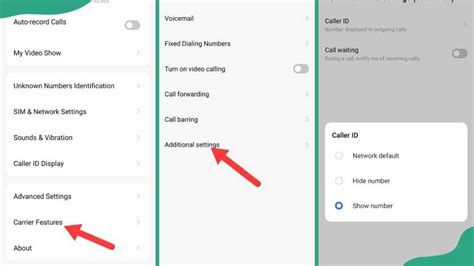 how to remove android from showing private number