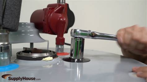 how to remove anode from hot water heater