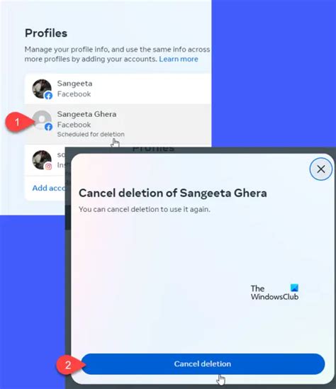 how to remove another profile in facebook on iphone