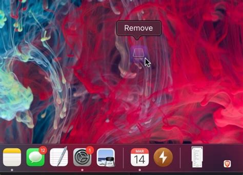 how to remove app icon from dock on mac