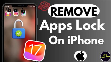 how to remove app lock in iphone 14