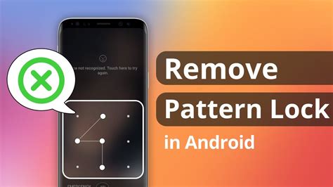 how to remove app lock pattern from android without password