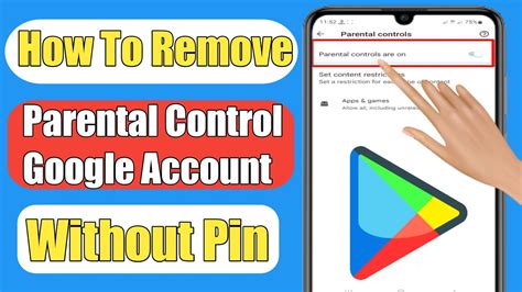 how to remove app parental control
