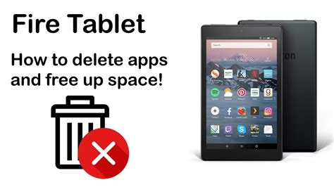 how to remove apps from amazon fire tablet kids