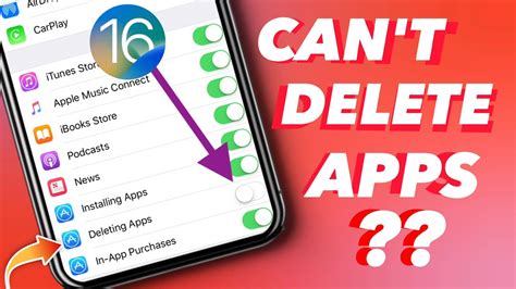 how to remove apps from ios 16