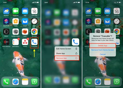 how to remove apps from iphone screen