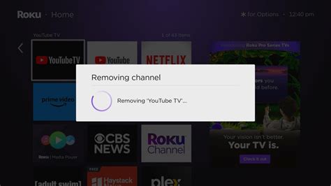 how to remove apps from your roku screen