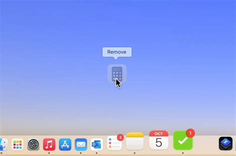 how to remove apps on mac dock