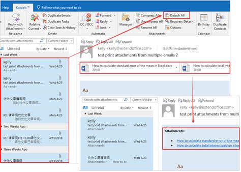 how to remove attachment from sent outlook email