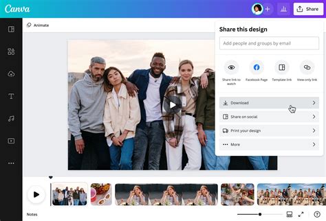 how to remove audio from video in canva