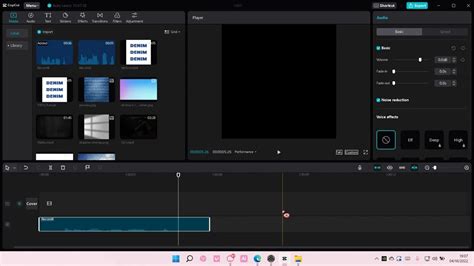 how to remove audio from video in capcut pc