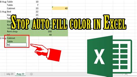 how to remove automatic color in excel