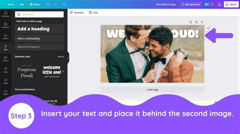 how to remove background behind text in canva