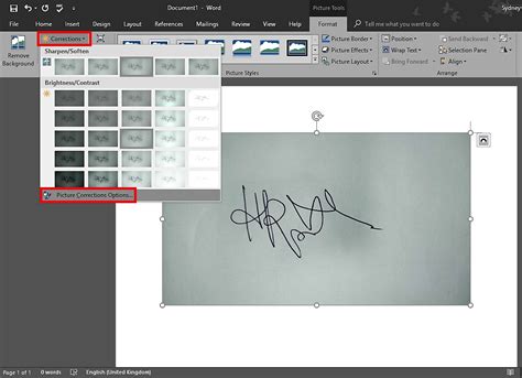 how to remove background color from signature