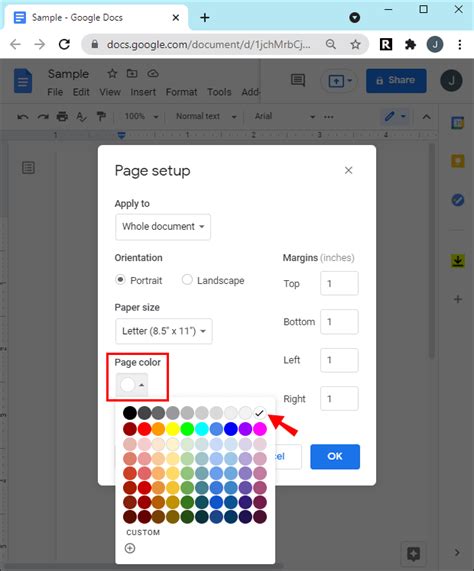 how to remove background colors in google docs