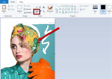 how to remove background from image in paint windows 10