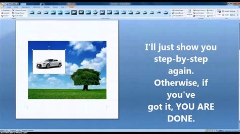 how to remove background from image in word 2007