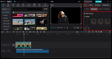 how to remove background from picture in capcut