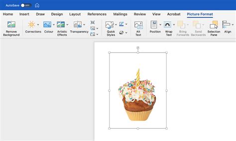 how to remove background from picture in word 2016