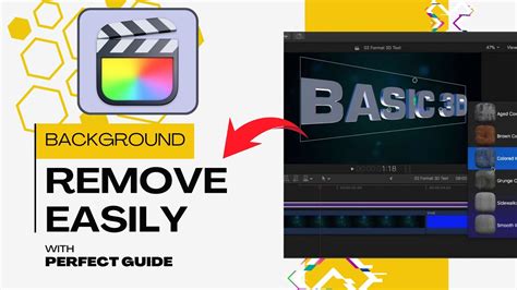 how to remove background in final cut pro without green screen
