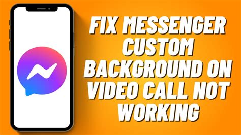 how to remove background in messenger video call on iphone