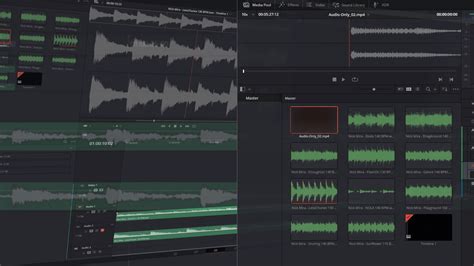 how to remove background music from audio davinci resolve