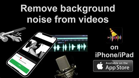 how to remove background noise from video iphone free