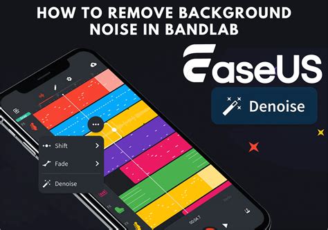how to remove background noise in bandlab mobile