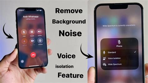 how to remove background noise while calling in iphone