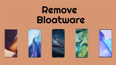 how to remove bloatware apps from android