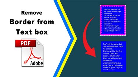 how to remove border in pdf online