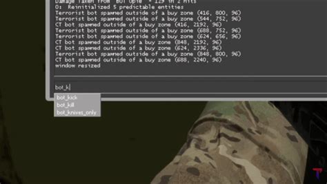 how to remove bots in csgo command