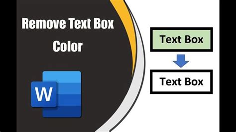 how to remove box colour in word