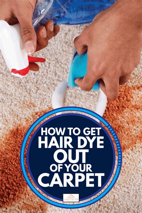 how to remove box dye from carpet