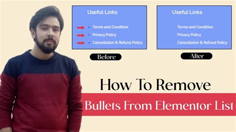 how to remove bullet points in wordpress