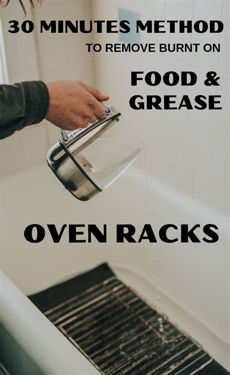 how to remove burnt on grease from oven