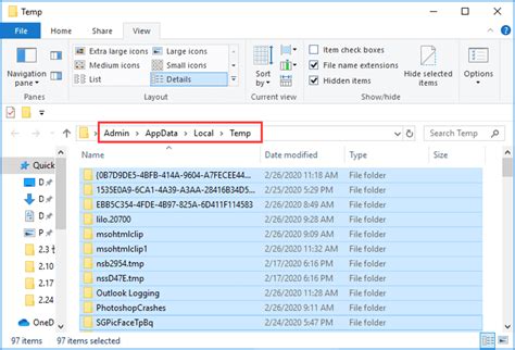 how to remove cache files from pc