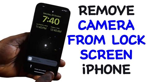 how to remove camera icon from home screen iphone