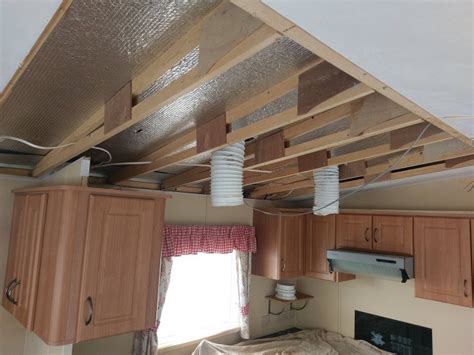 how to remove caravan ceiling