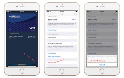 how to remove card from apple pay