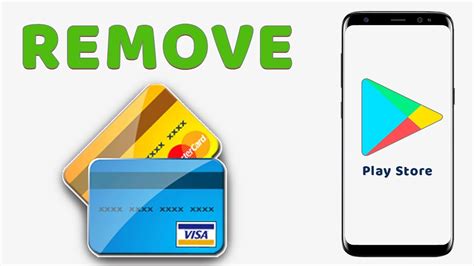 how to remove card from google play android