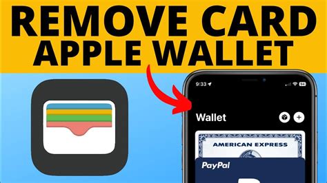 how to remove card from iphone wallet