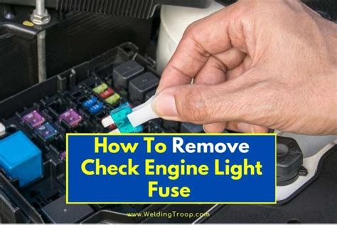 how to remove check engine light from dash