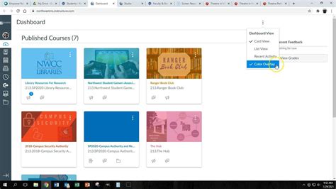 how to remove color from canvas dashboard
