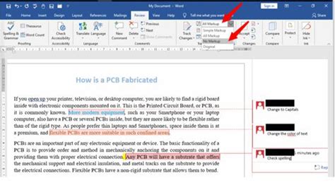 how to remove comments in word before printing