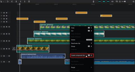 how to remove compound clip in capcut