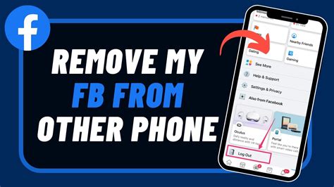 how to remove connected account on fb