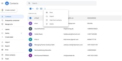 how to remove contact from gmail
