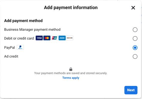 how to remove debit card details from facebook ads manager