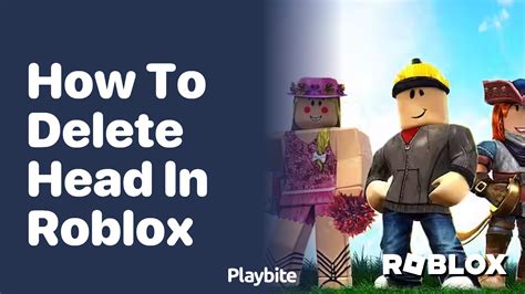 how to remove default head in roblox